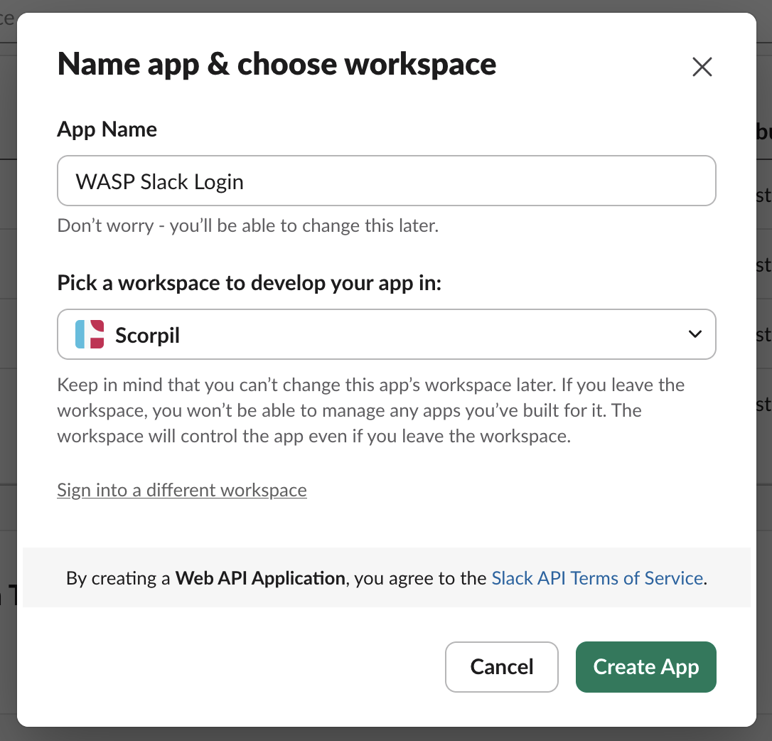 Slack Applications Screenshot
